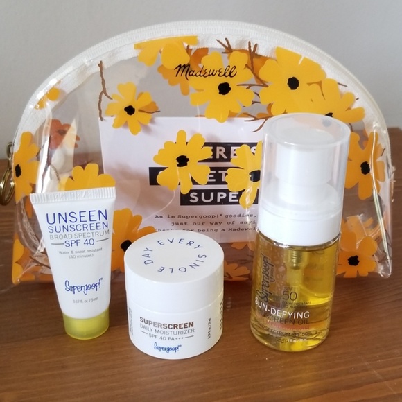 Madewell Other - Madewell Supergoop! Icon Goodies and Travel Pouch